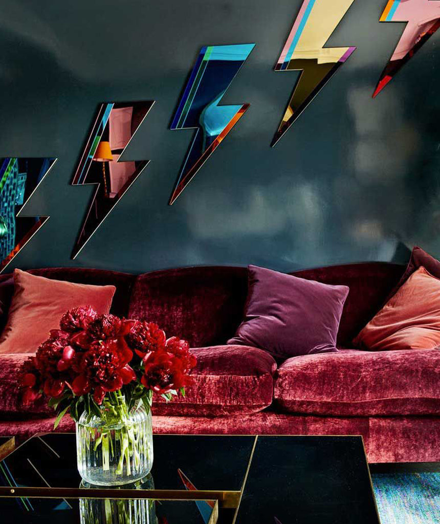 Pink Lightning Mirror