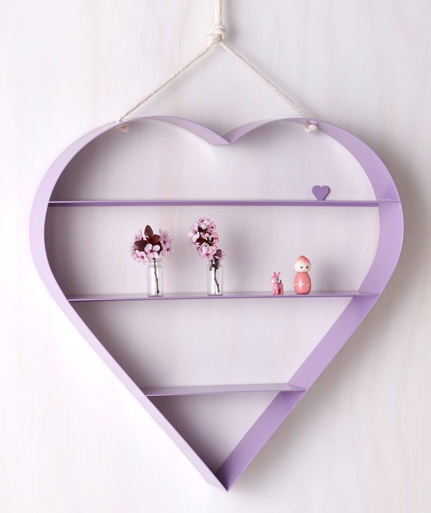 Heart Shelf - Lilac