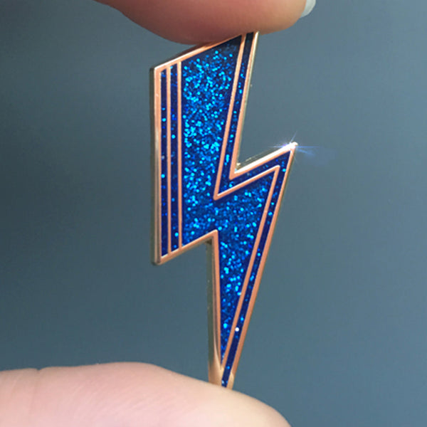 Lightning bolt brooch discount