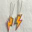 Fluro Silver Earrings