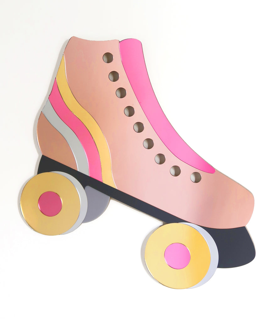 Rose Gold Roller Skate Mirror