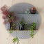 Grey Mesh Circle Shelf