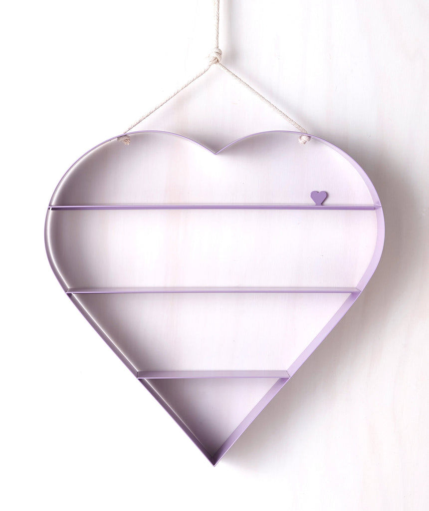 Heart Shelf - Lilac