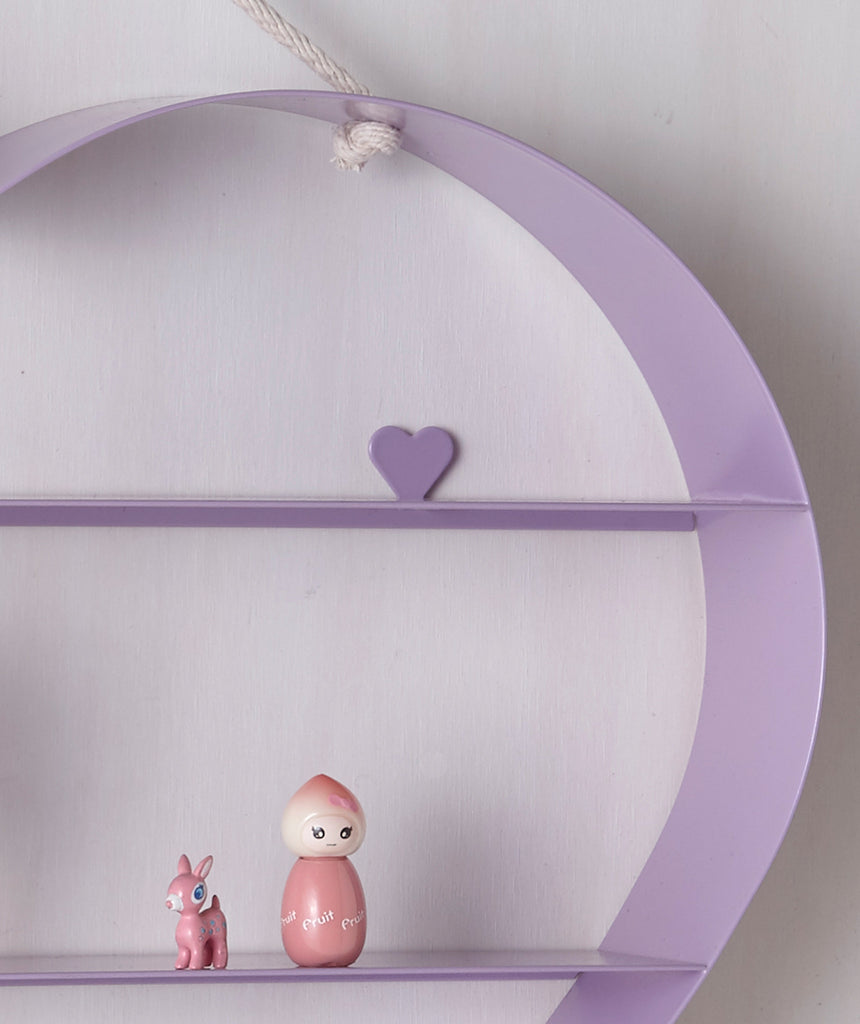 Heart Shelf - Lilac