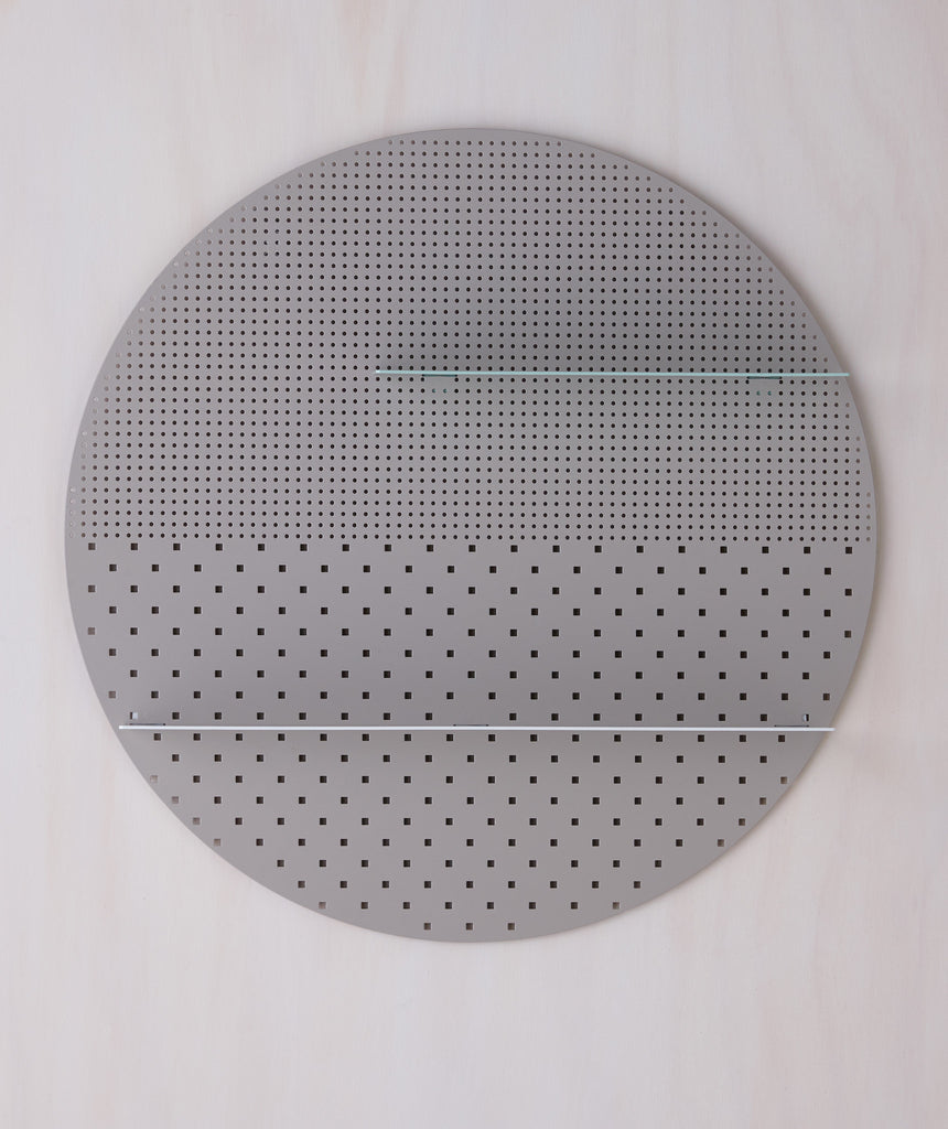 Grey Mesh Circle Shelf