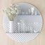 White Mesh Circle Shelf