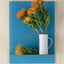 Rectangle - Blue w. brass finish