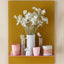 Rectangle Mustard/Pink