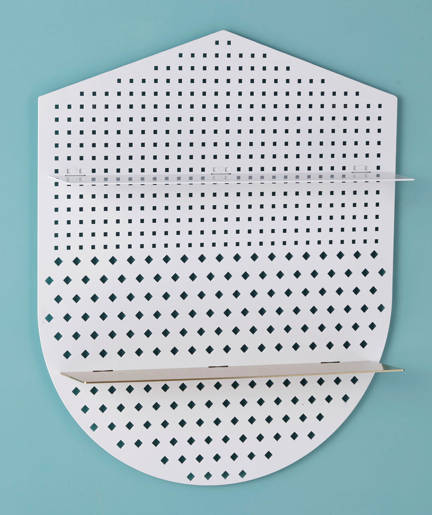 White Shield w. Brass