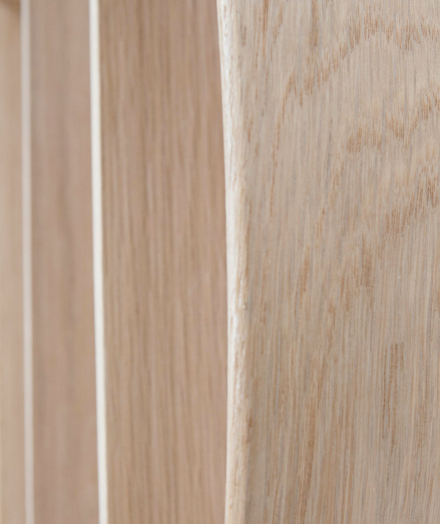 Large Oak Circle Shelf - Natural Finish