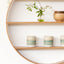 Large Oak Circle Shelf - Oiled Finish