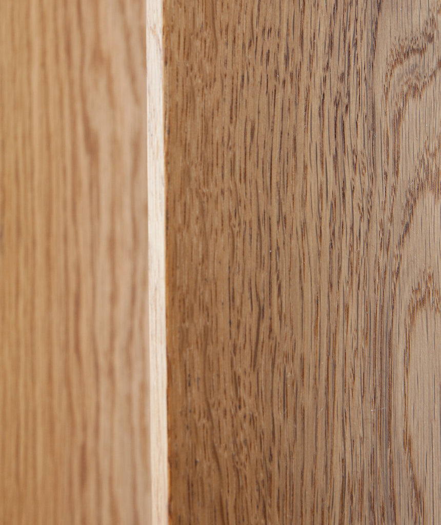 Large Oak Circle Shelf - Oiled Finish