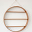 Oak Circle Shelf - Three Tier - Oiled Finish