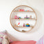 Large Oak Circle Shelf - Natural Finish