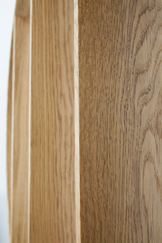 Oak Circle Shelf - Three Tier - Oiled Finish
