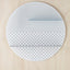 White Mesh Circle Shelf