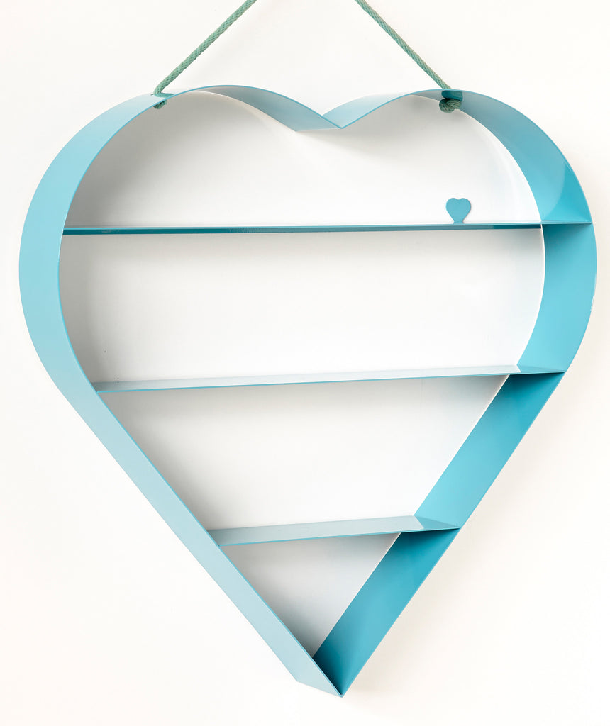 Heart Shelf - Blue