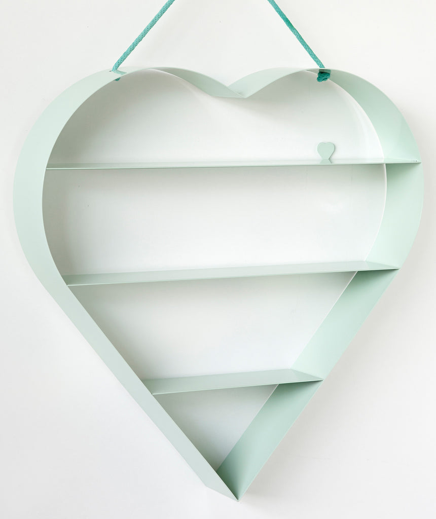 Heart Shelf - Mint