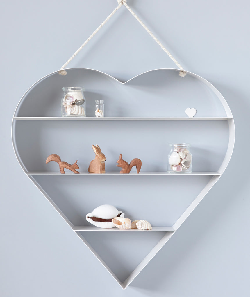 Heart Shelf - White