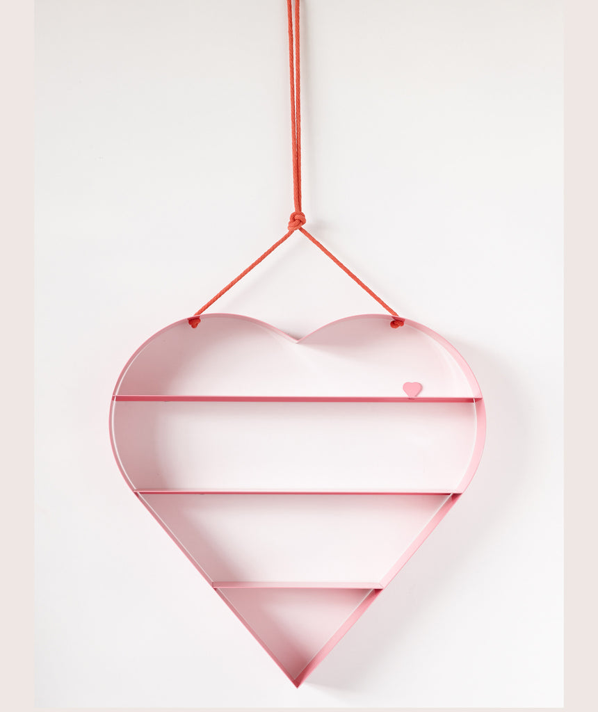 Heart Shelf - Pink