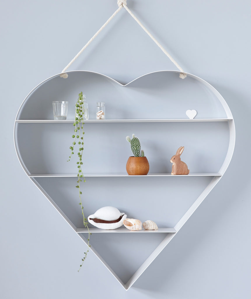 Heart Shelf - White